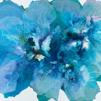 Blue Sea Champagne Poppies