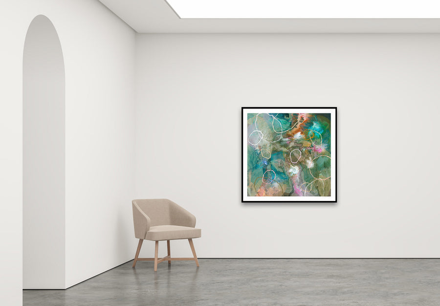 Antoinette Ferwerda | Ricketts Pools - Large, limited edition fine art reproduction in a black frame