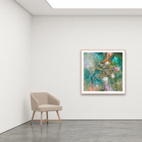 Antoinette Ferwerda | Ricketts Pools - Large, limited edition fine art reproduction in a natural oak frame