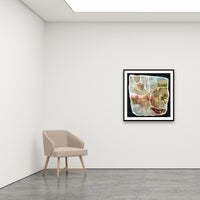 Antoinette Ferwerda | Ammonite Vessel - Medium, limited edition fine art reproduction in a black frame