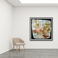 Antoinette Ferwerda | Ammonite Vessel - Extra large, limited edition fine art reproduction in a black frame