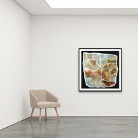 Antoinette Ferwerda | Ammonite Vessel - Large, limited edition fine art reproduction in a black frame