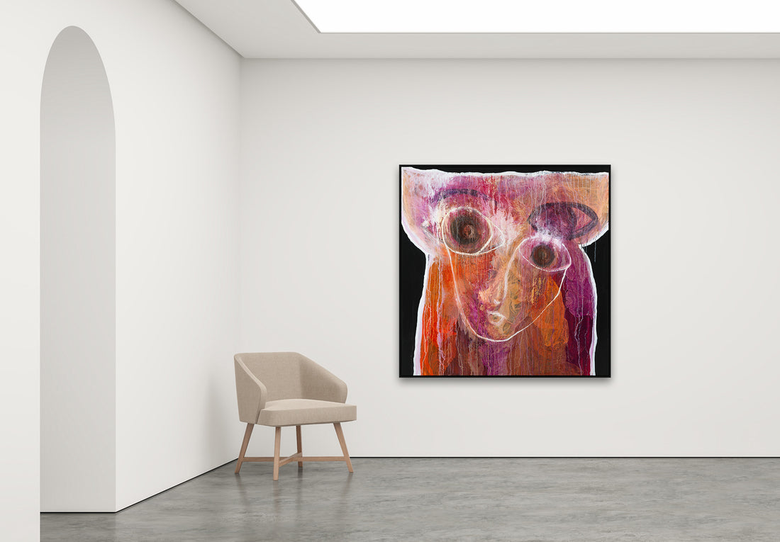 Antoinette Ferwerda | Inner Maker (2023) - Styled, original artwork, framed in black oak (150cm x 150cm)