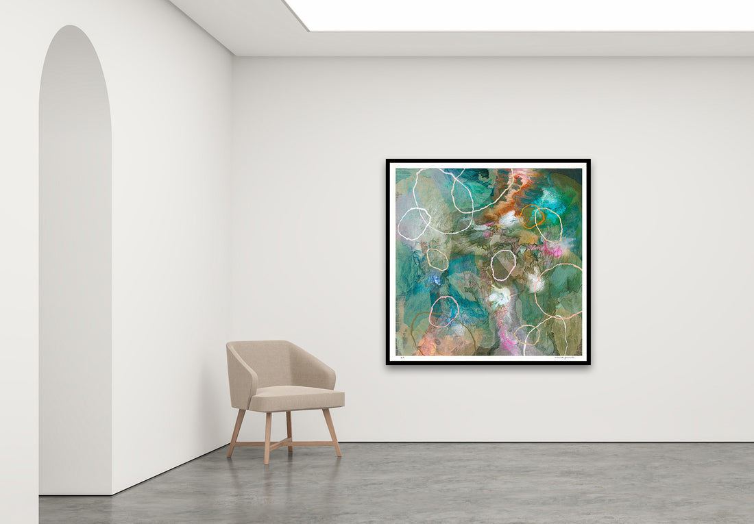 Antoinette Ferwerda | Ricketts Pools - Extra large, limited edition fine art reproduction in a black frame