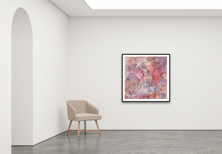 Antoinette Ferwerda | Sorrento Pools - Large, limited edition fine art reproduction in a black frame