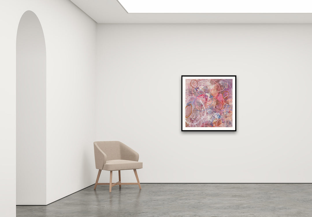 Antoinette Ferwerda | Sorrento Pools - Medium, limited edition fine art reproduction in a black frame
