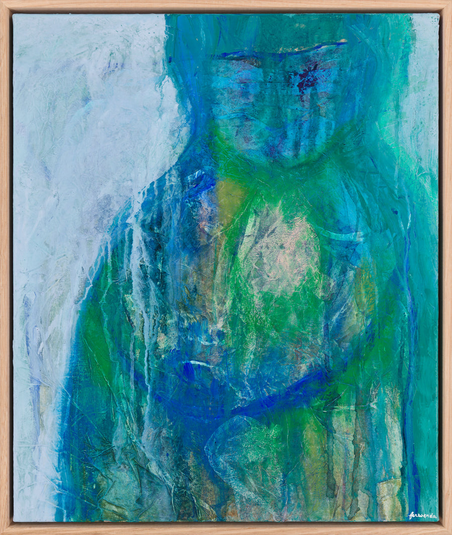 Antoinette Ferwerda | Form Study (2023) - Original artwork, framed in natural oak (64cm x 54cm)