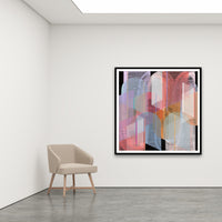 Antoinette Ferwerda | Agate Gossamer - Extra large, limited edition fine art reproduction in a black frame