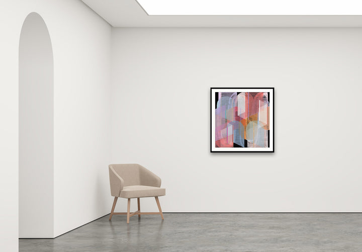 Antoinette Ferwerda | Agate Gossamer - Medium, limited edition fine art reproduction in a black frame