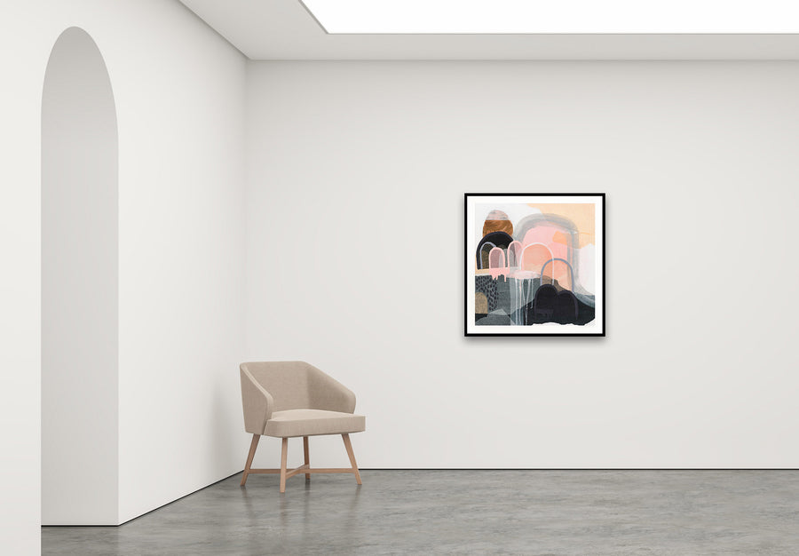 Antoinette Ferwerda | Autumn Hills - Medium, limited edition fine art reproduction in a black frame
