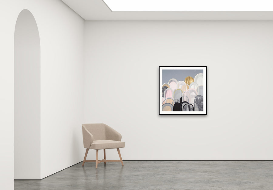 Antoinette Ferwerda | Eventide Hills - Medium, limited edition fine art reproduction in a black frame