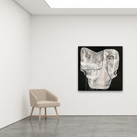 Antoinette Ferwerda | Le Coeur (2023) - Styled, original artwork, framed in black painted oak (124cm x 124cm)