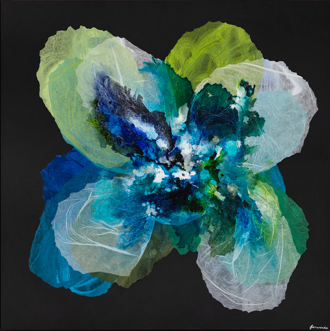 Antoinette Ferwerda | Midnight Champagne Poppy - Limited edition fine art reproduction