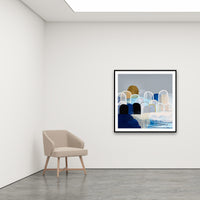 Antoinette Ferwerda | Ocean Hills - Large, limited edition fine art reproduction in a black frame