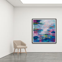 Antoinette Ferwerda | Sunrise Pools - Extra Large limited edition fine art reproduction in a black frame