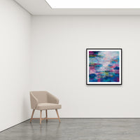 Antoinette Ferwerda | Sunrise Pools - Medium, limited edition fine art reproduction in a black frame