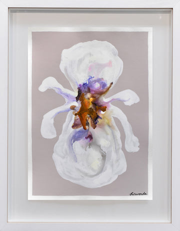 Antoinette Ferwerda | Virtue (2022) - Original artwork on paper, framed behind glass in natural oak with a white painted facade (56.5cm x 44cm)